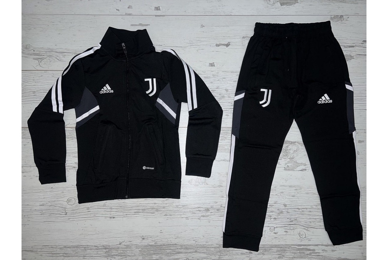 Детски футболен екип Juventus черно с бяло 7756
